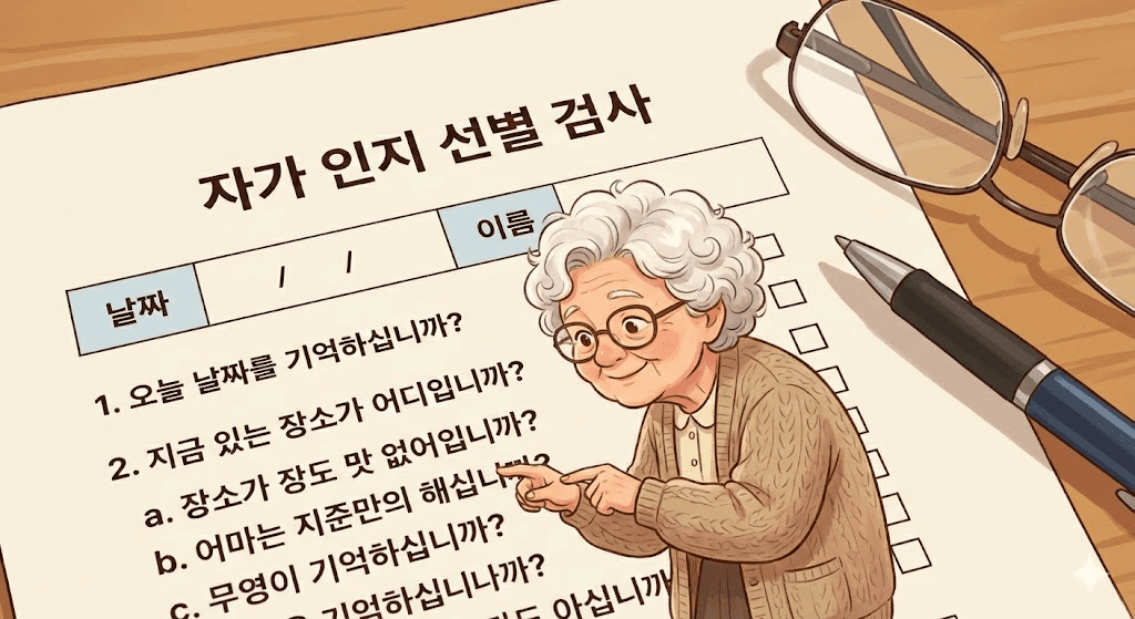 본인 치매 검사